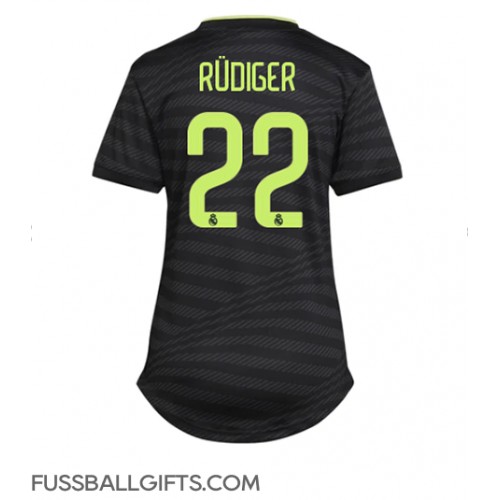Real Madrid Antonio Rudiger #22 Fußballbekleidung 3rd trikot Damen 2022-23 Kurzarm